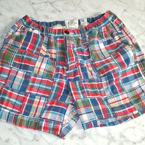 Abercrombie & Fitch Plaid Patchwork Shorts